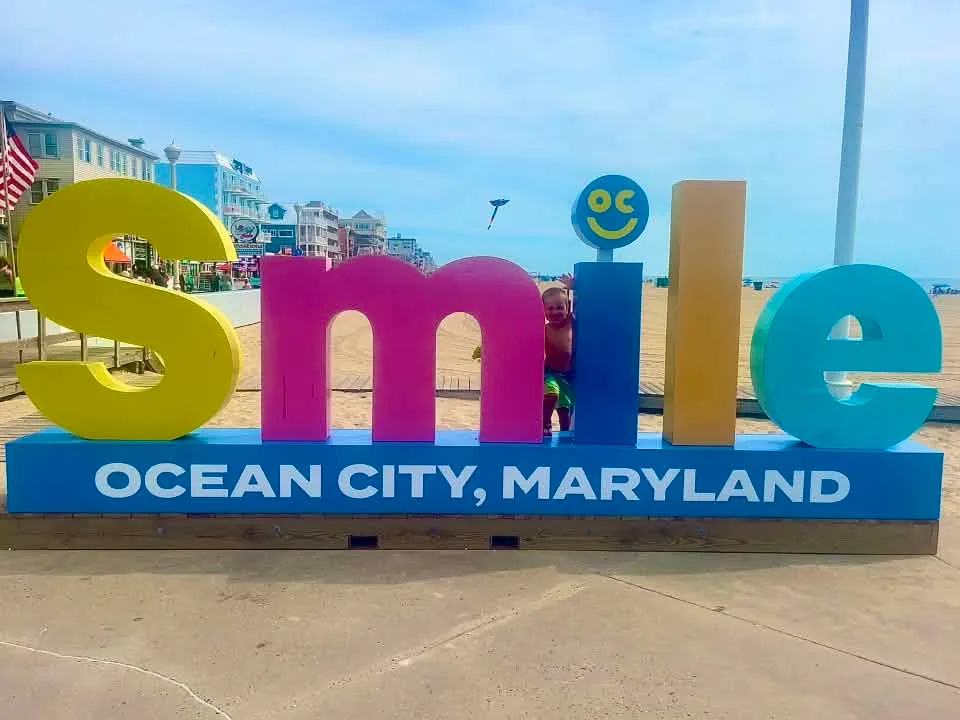 smile sign in ocean city md