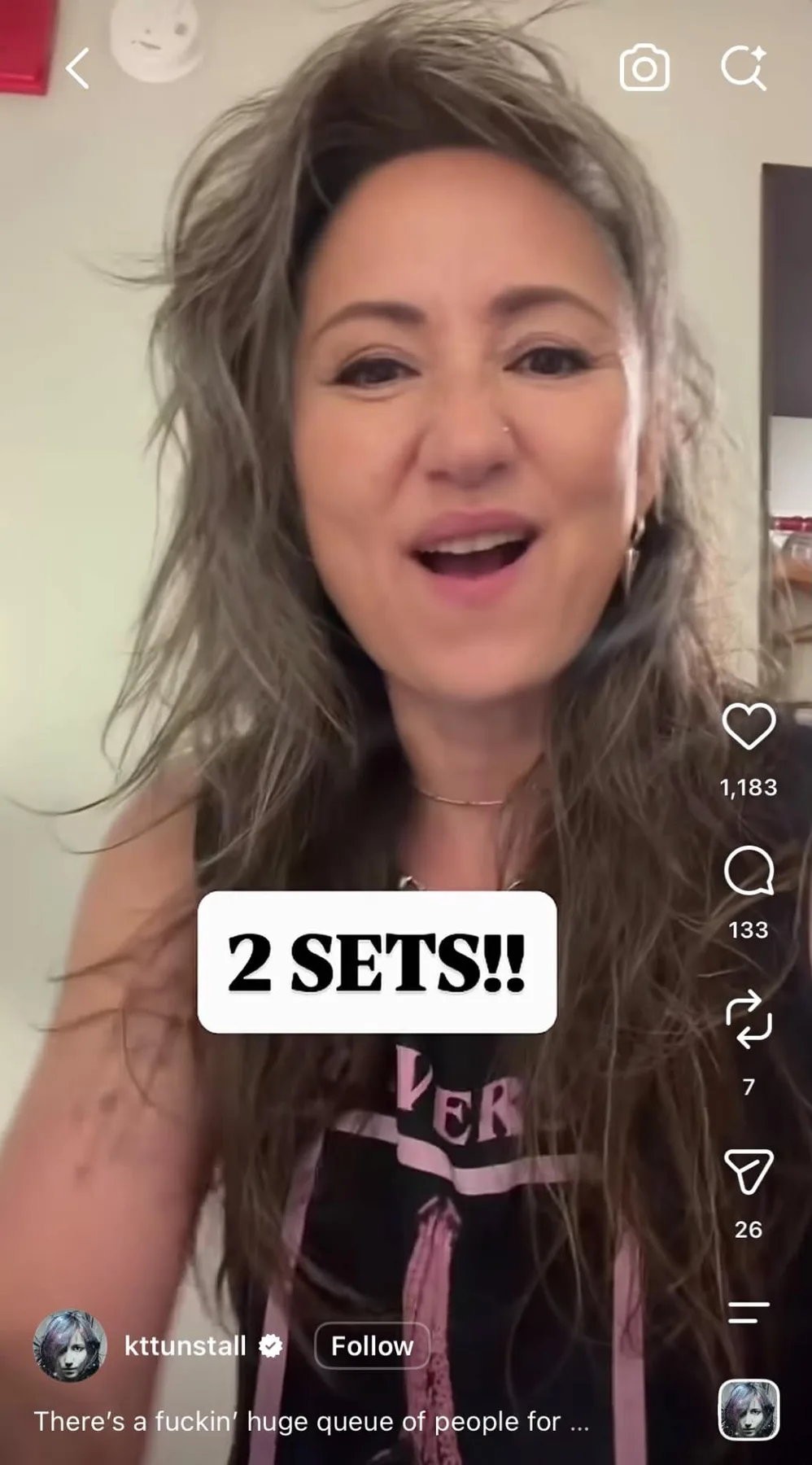 KT Tunstall gets our vote for the MVP of Oceans Calling 2026 for being a great person!