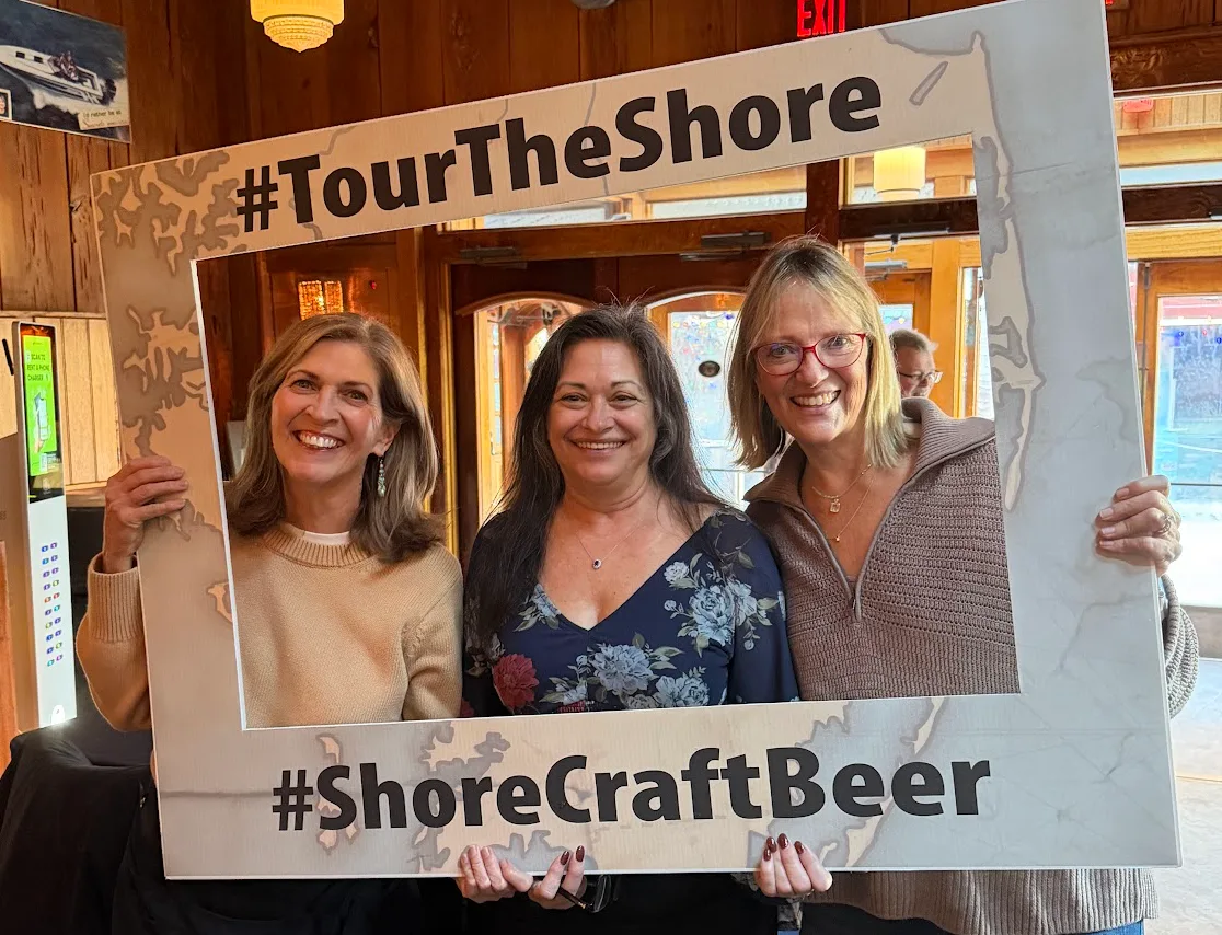 Ann with friends at Seacrets in ocean city md