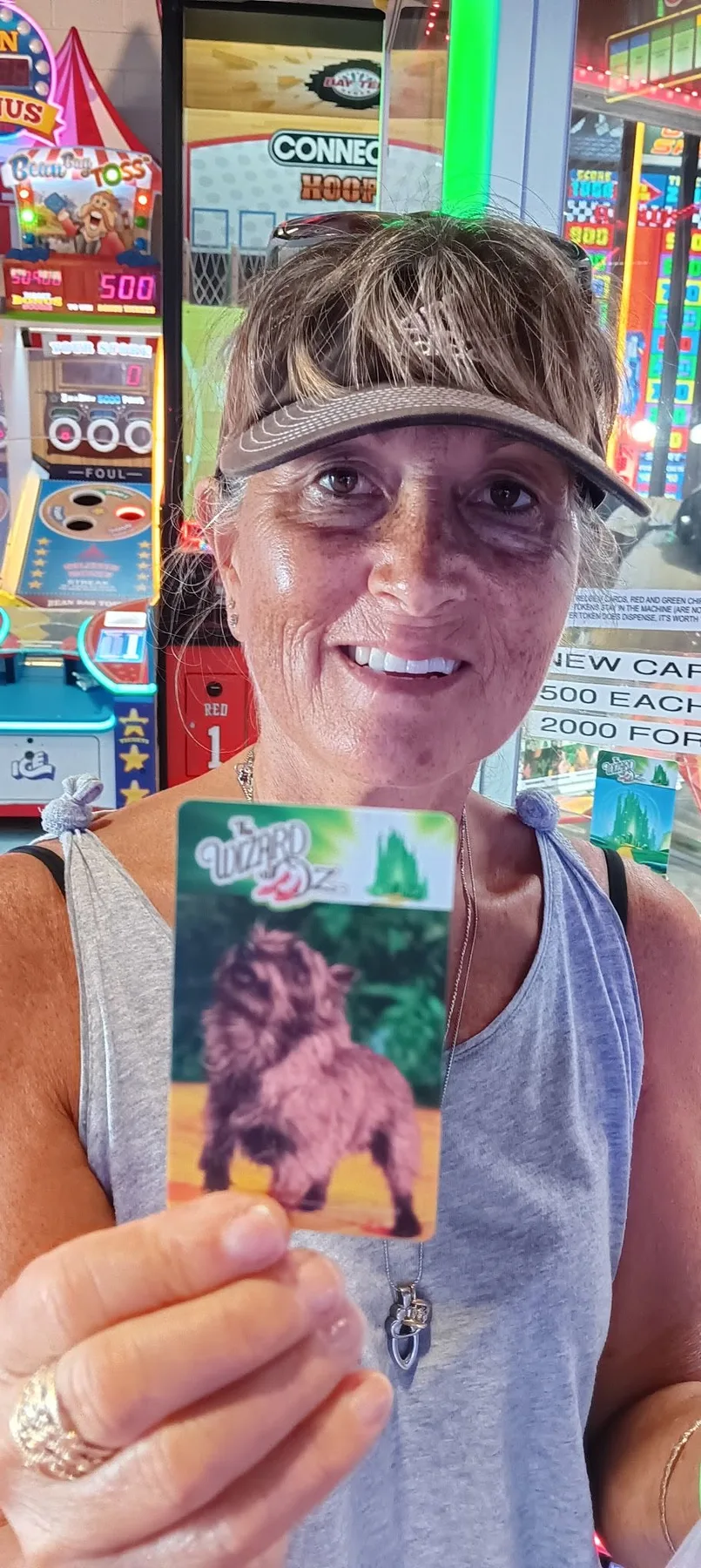 Kathryn Akimi Smith-McCartney - On our last day. Finally got Toto for our grandson's collection...Now his card collection is complete!!