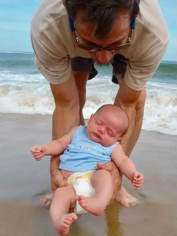 Lori A. Krause - He was born with salt water in his blood , love at first touch for ocean city 
