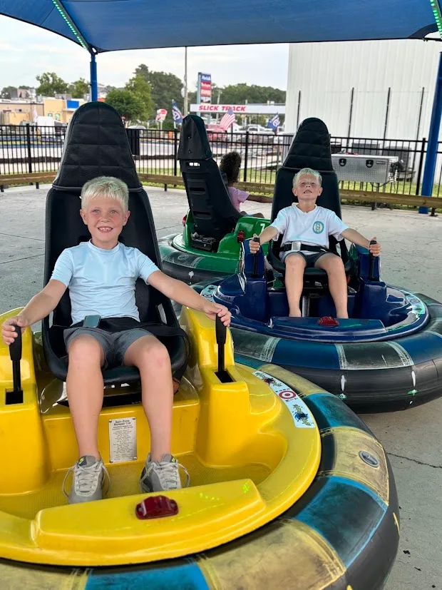 Baja Amusements in Ocean City, Maryland has bumper cards, go carts, rides, and mini golf.