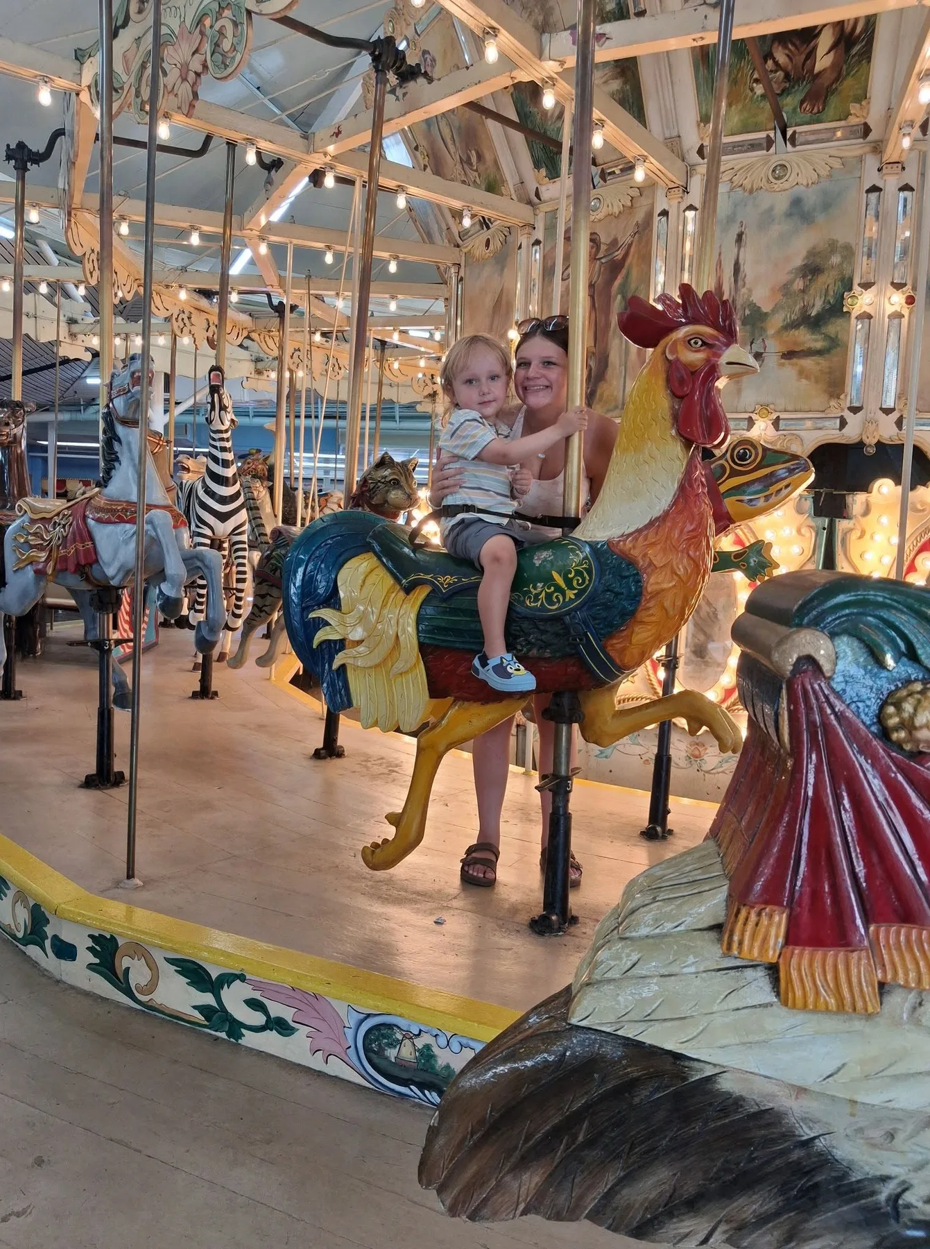 Jill Thornes - This was taken yesterday , it's was my little boys 3rd birthday. It's a tradition to take him to trimpers for his birthday. He loves the rides and boardwalk!