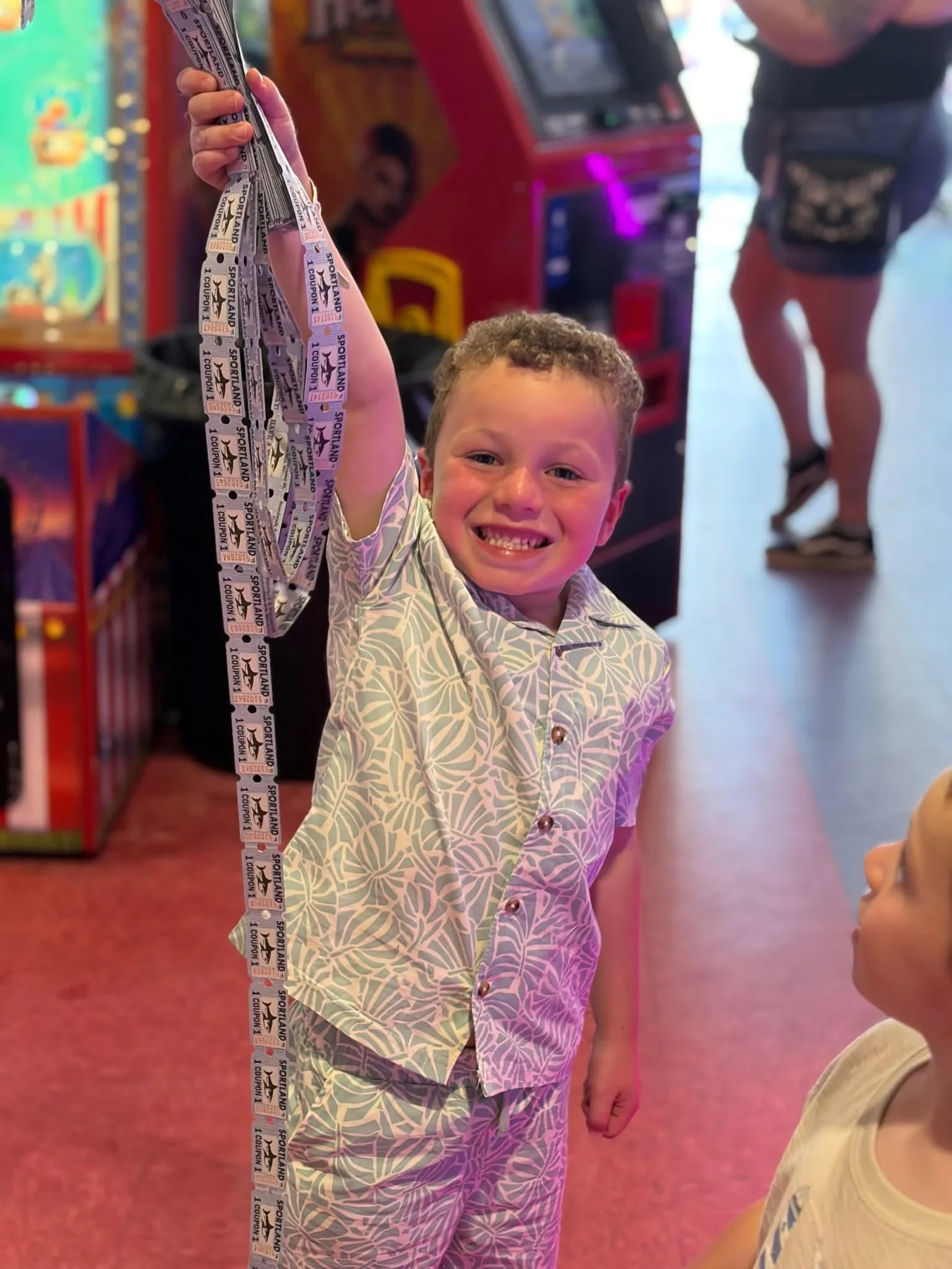 Kristina Vega - Big winner in the arcade!