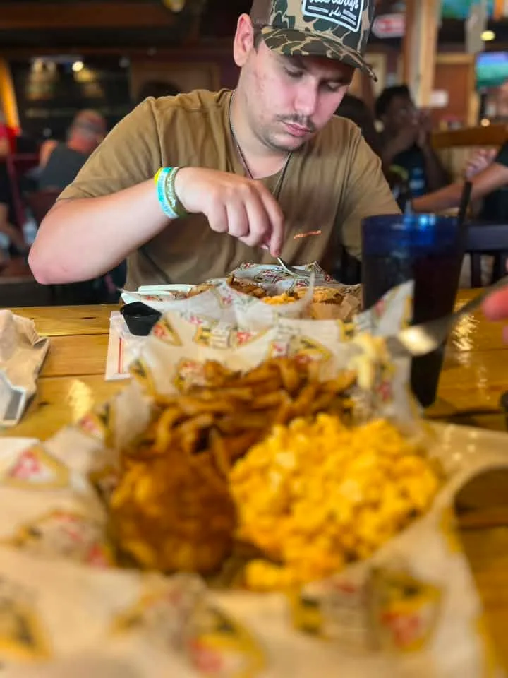 Lazar Cooper - A must every year we go down. Thrashers for lunch then crabcake factory for dinner.
