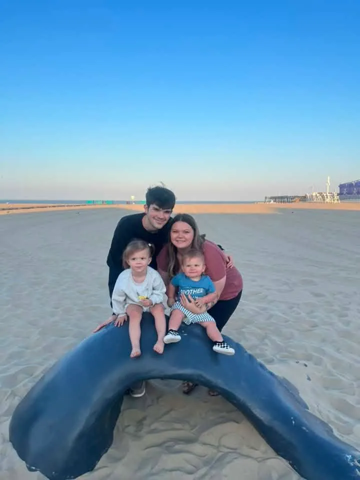 
Jacquelyn Schmidt - me and my family on the whales tail back in may