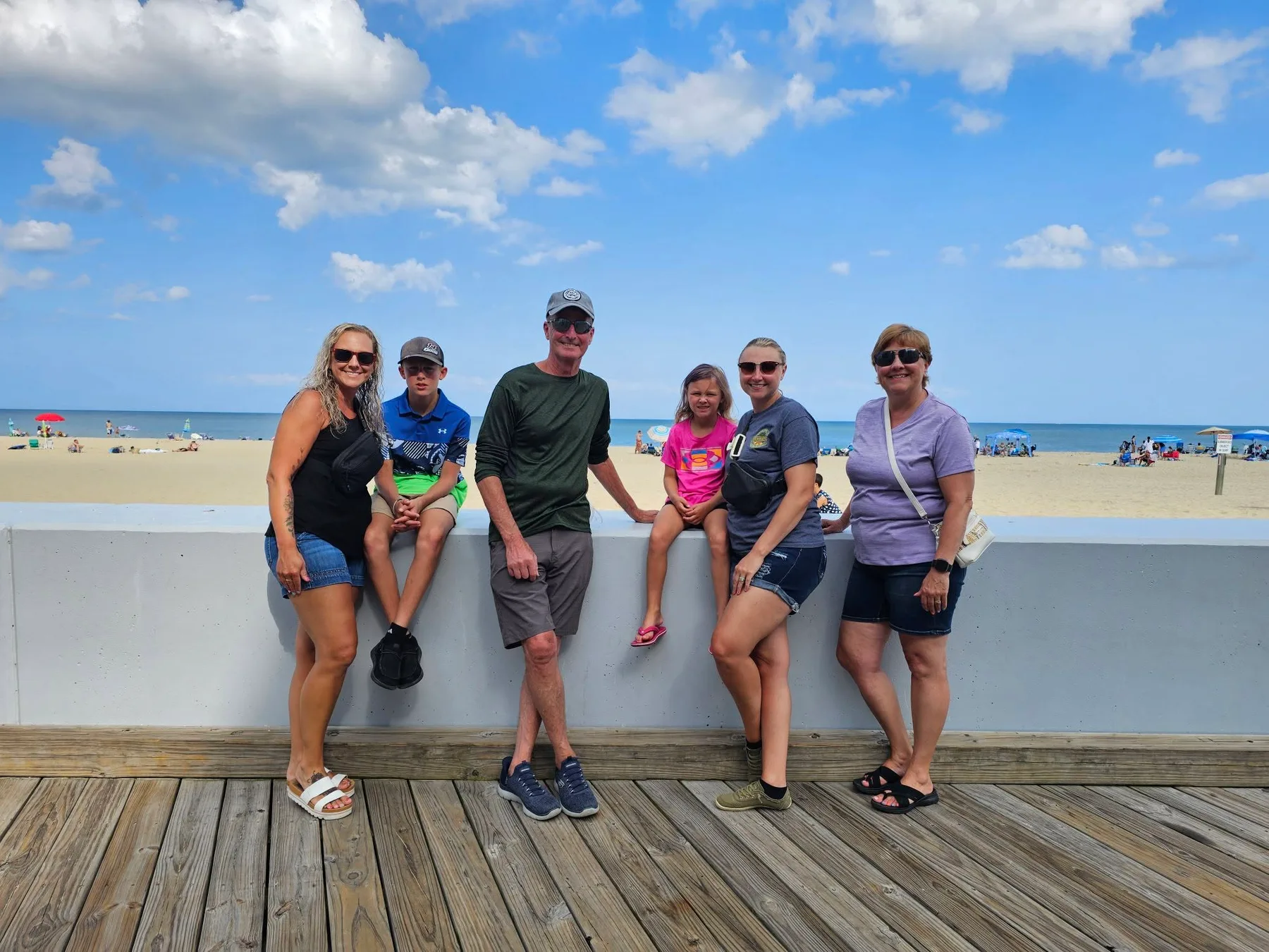 Tammy Drick - Our yearly beach picture. We also love Quickies