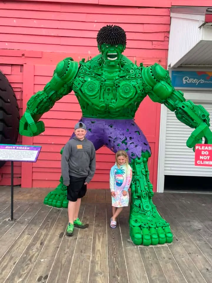 Josie Realo Bambary - Have to get the picture with the Incredible Hulk!!