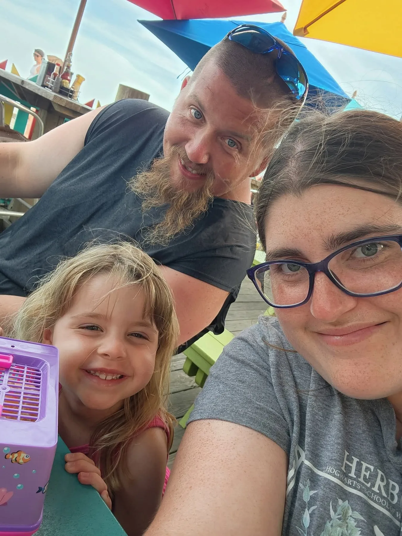 family on the ocean city boardwalk
