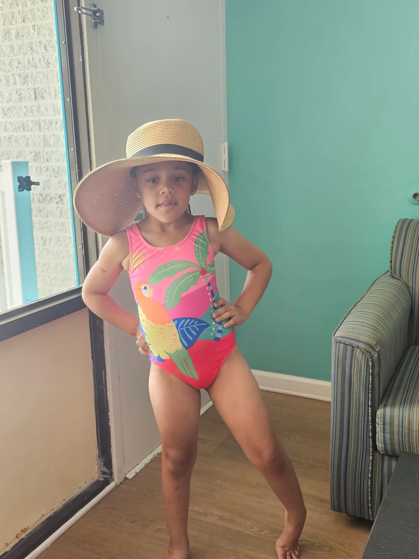 Jennifer Wright-Peightal - My granddaughter was beach ready!