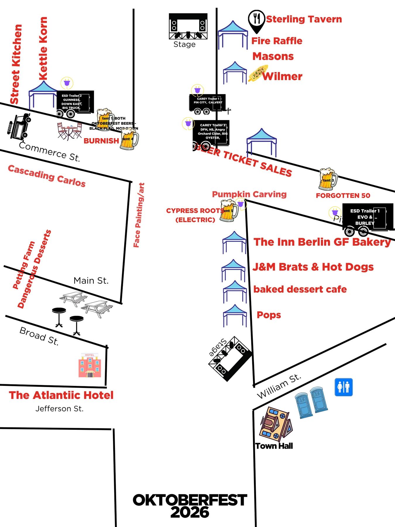MAP OF Berlin Oktoberfest 2026