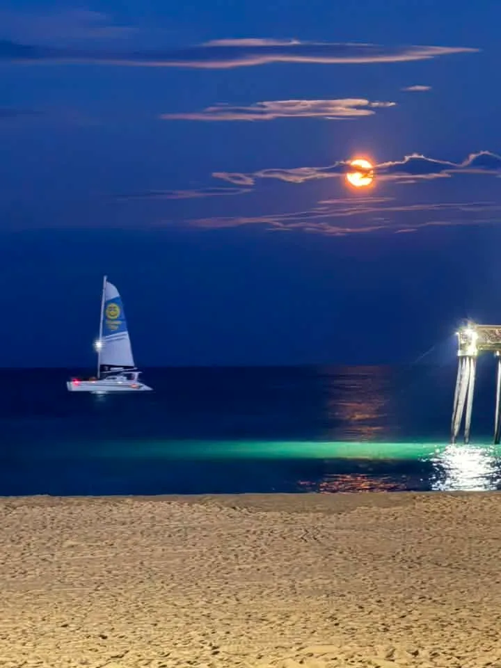 Ashley Marie - My husband took this picture on July 29th during the full moon. So beautiful it almost doesn’t look real!!