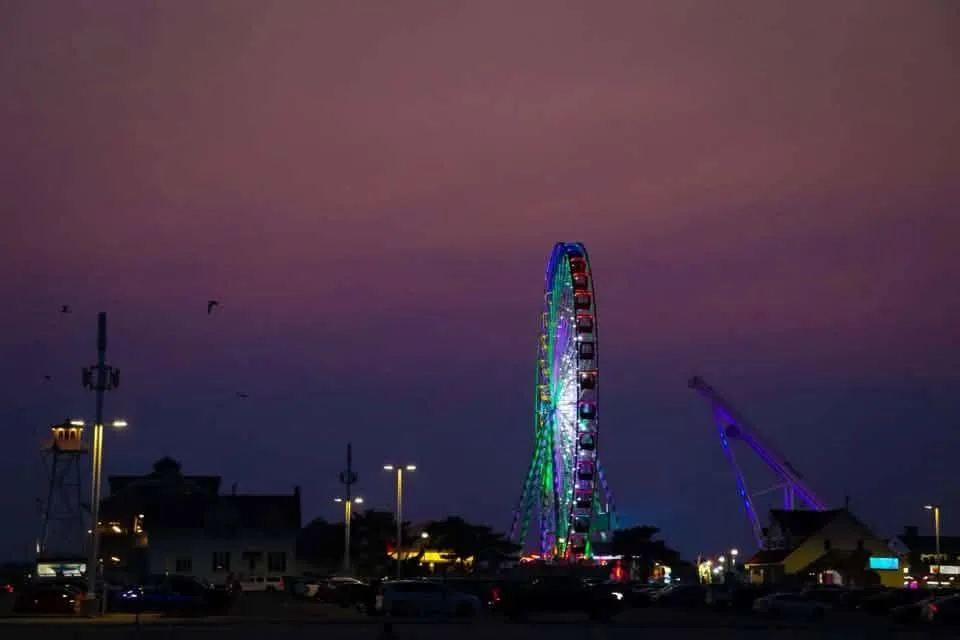 Emily Gordner - Ferris wheel the first night we got to ocean city, at sunset! 7-16-26 💙