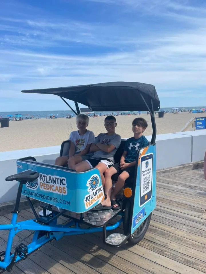 Jamie Copenhaver - Pedi cab rides on the boardwalk
