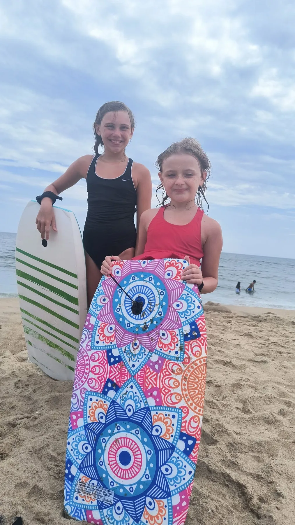 Kelley Smith - After a few days of jellyfish 🪼 my girls were so excited to get a few wonderful hours playing in the water. Then on the ride home we drove right into the weather that caused the tornado in Dover. Scary for sure. Definitely a vacation for the books and something they will never forget! Can't wait until next year 