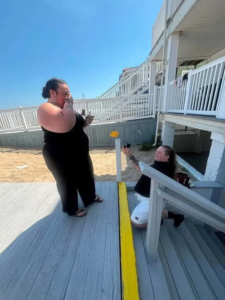 Marla Waldrop Bennett - My daughter was proposed to on July 14, 2026 in Ocean City on the steps of the place we stayed. She was very shocked to say the least!!