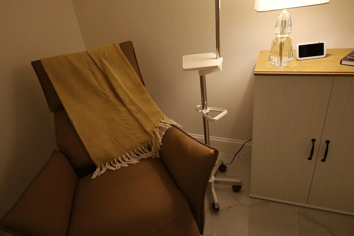 An IV therapy room is a highlight service at SAIVO.