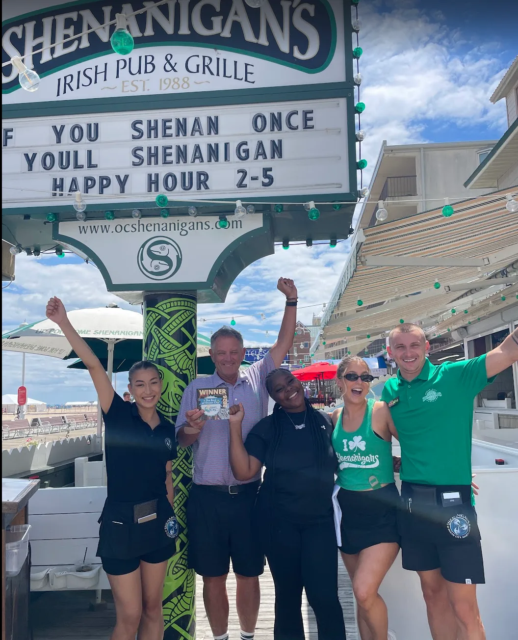 Best Bar on the Boardwalk - Shenanigans, Editorial Pick