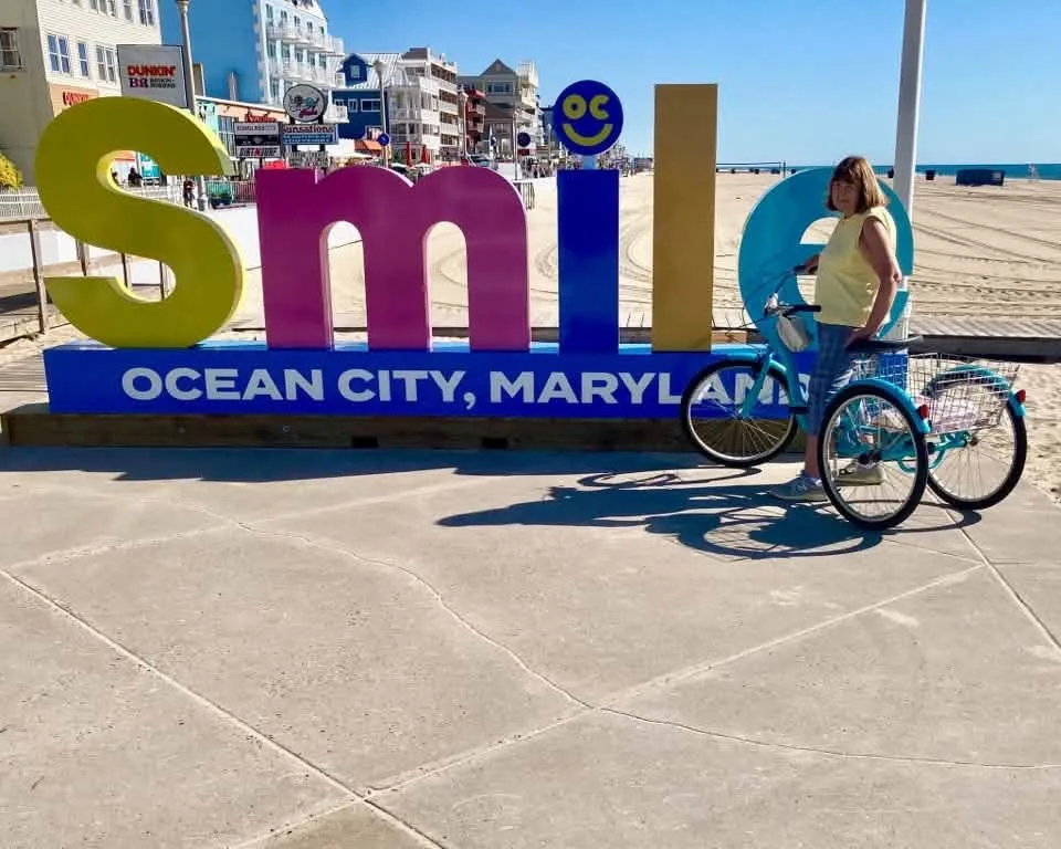 Dolores Rosier Bell - My husband and i love riding our bikes on the boardwalk. We usually stop for breakfast at one of the many businesses.