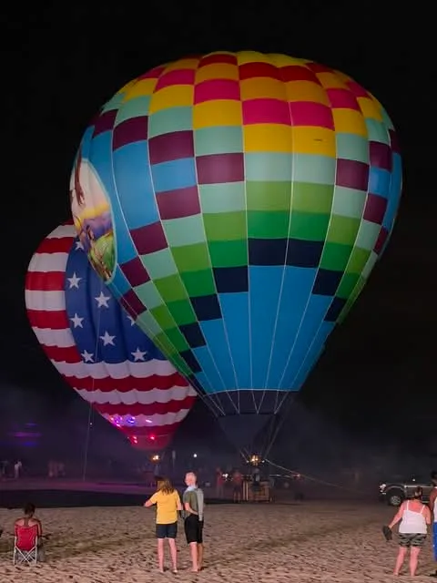 Summer Send Off brings hot air balloons, lazers shows, and large kits to OCMD.