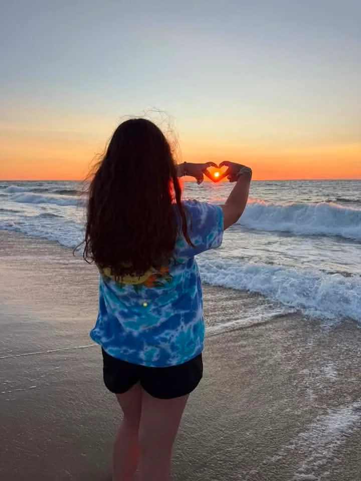Jessica Moyer - Sunrise with my daughter Olivia today! 