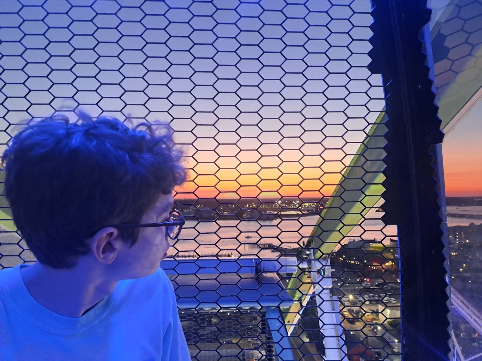 
Debra Corson - Watching the sunset from the Big Wheel.