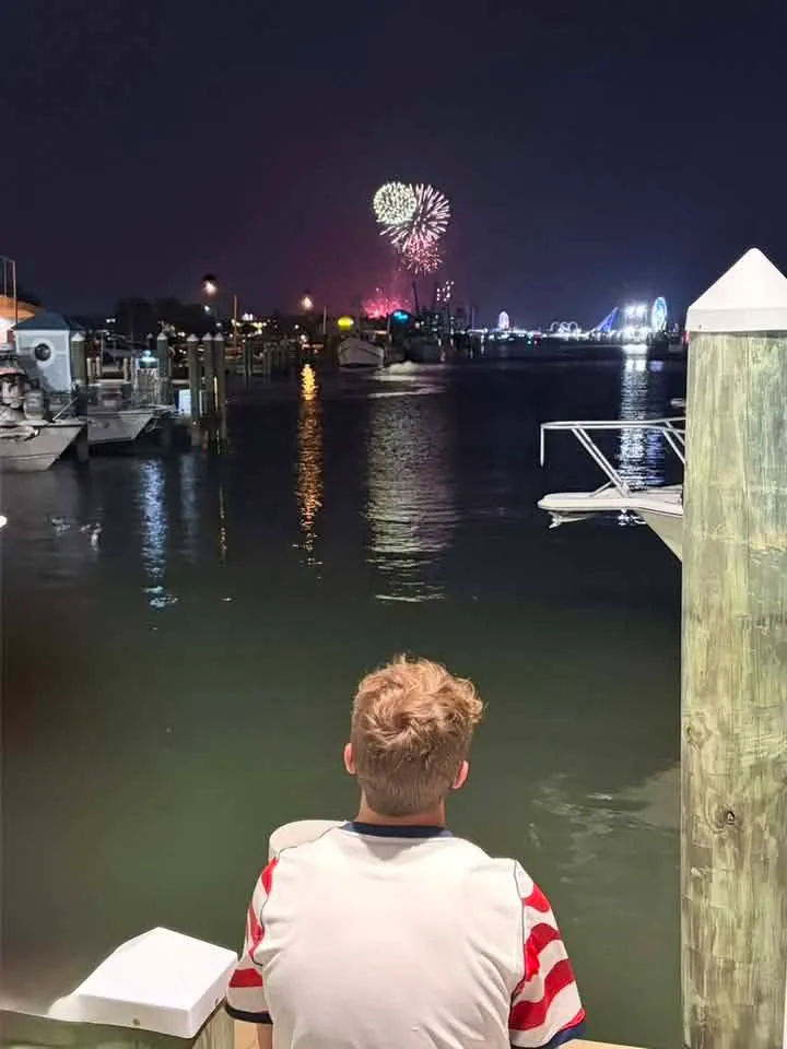watching the fireworks oc md