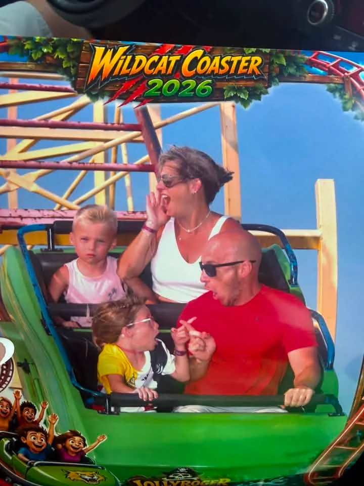 
Nicole Grata - The Wildcat ride! My son was finally tall enough to go on! 😂