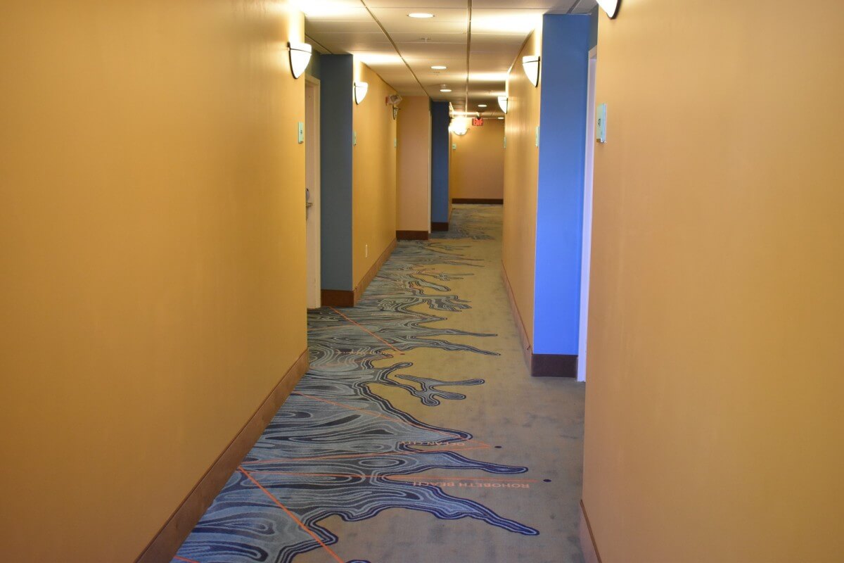 Gateway Hotel hallway