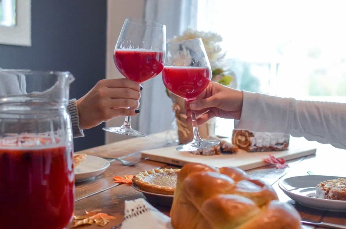Drinks in a warm bar or restaurant makes the snow that much more appealing.