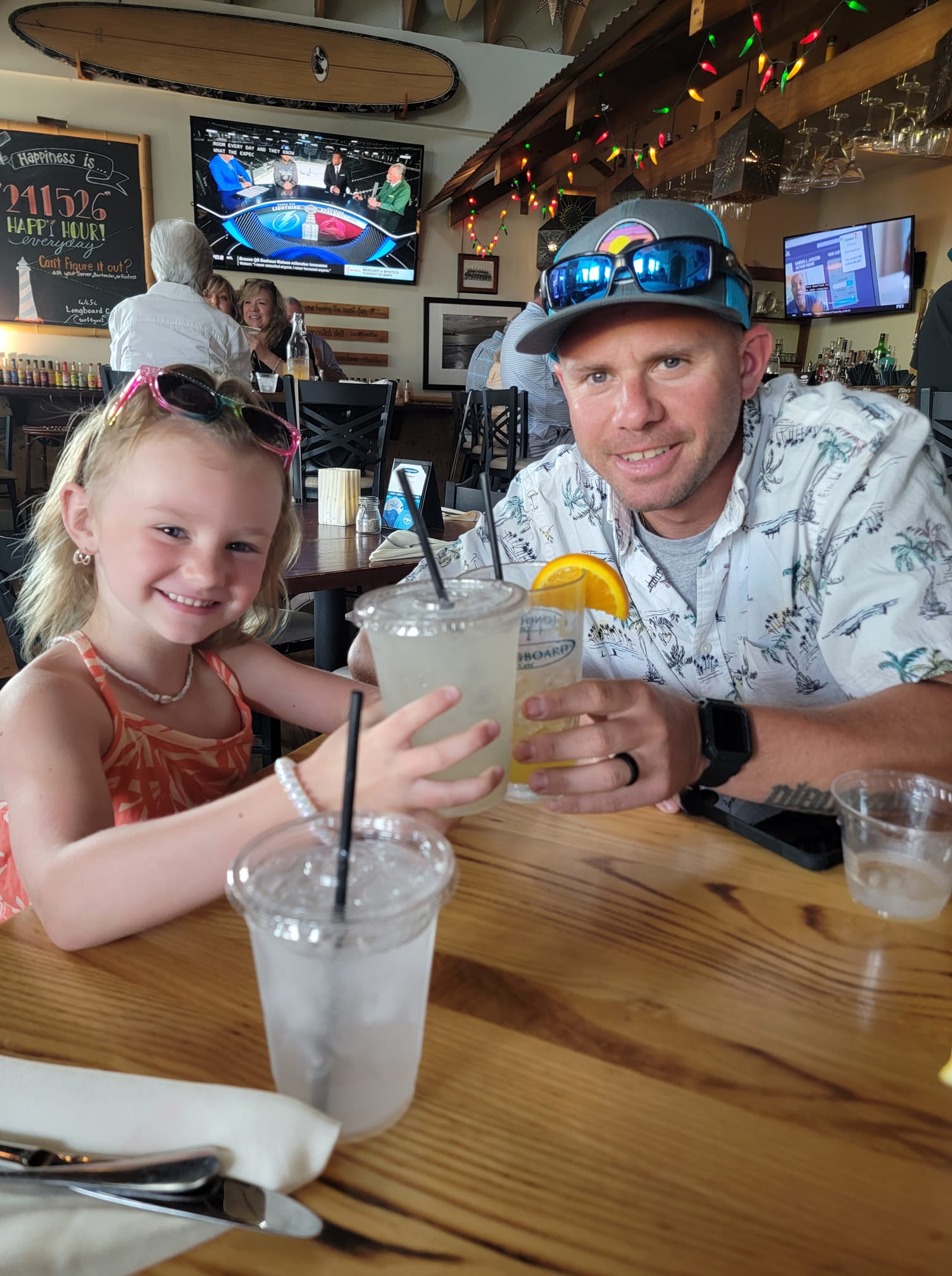 Longboard is one of our favorite restaurants.  It has GREAT food, GREAT drinks, and is located midtown so it's easy to get to from your hotel, wherever that is!