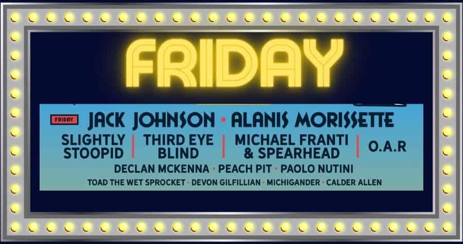 Friday performances for Oceans Calling Festival 2023