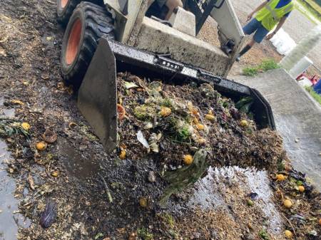 trash at OC compost