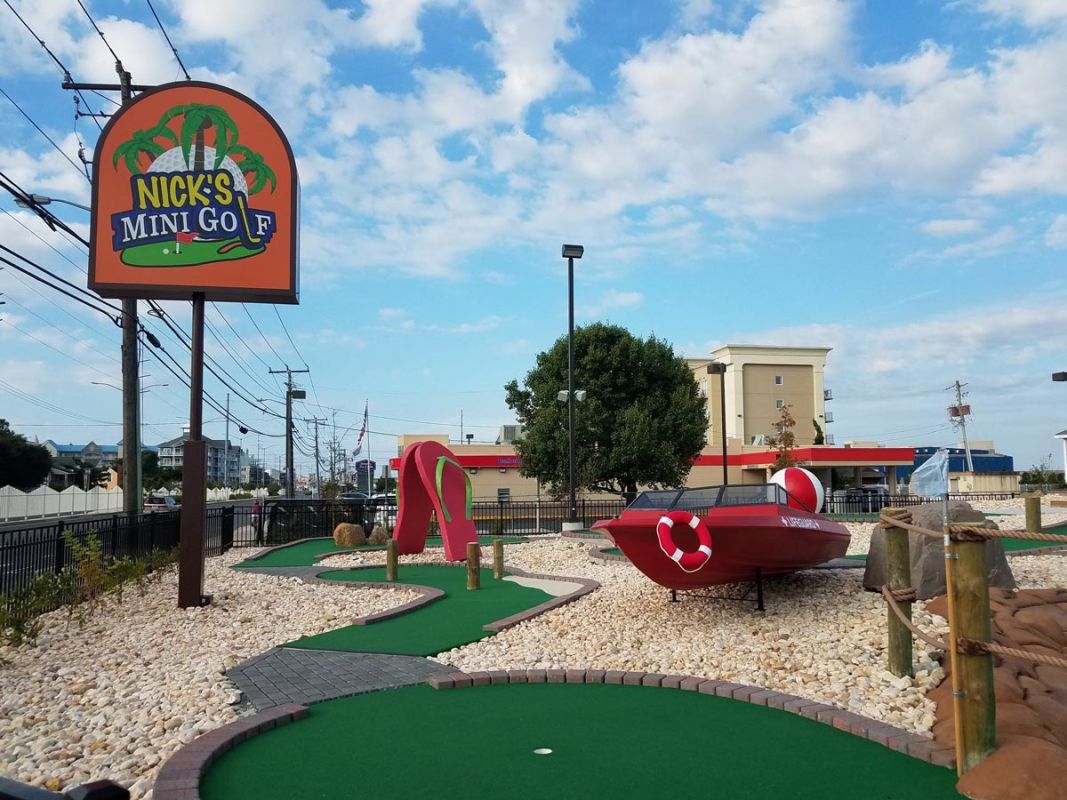 Nicks mini golf in Ocean City, MD