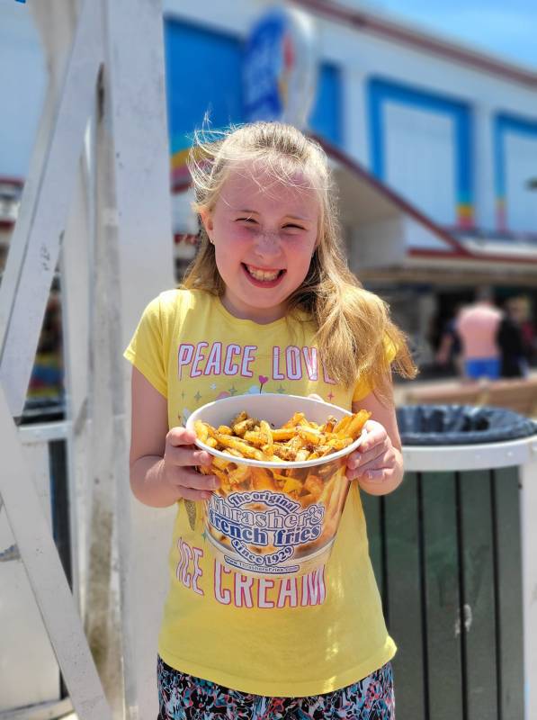 Thrashers fries are a must everytime we go to the boardwalk!