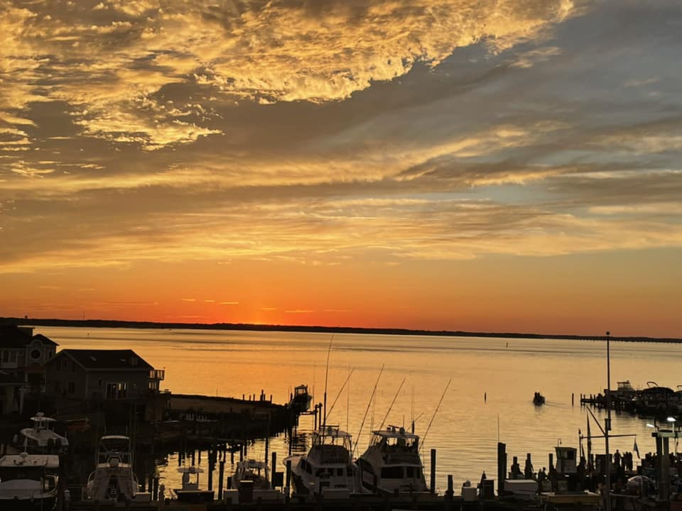 sunset in Ocean City Md