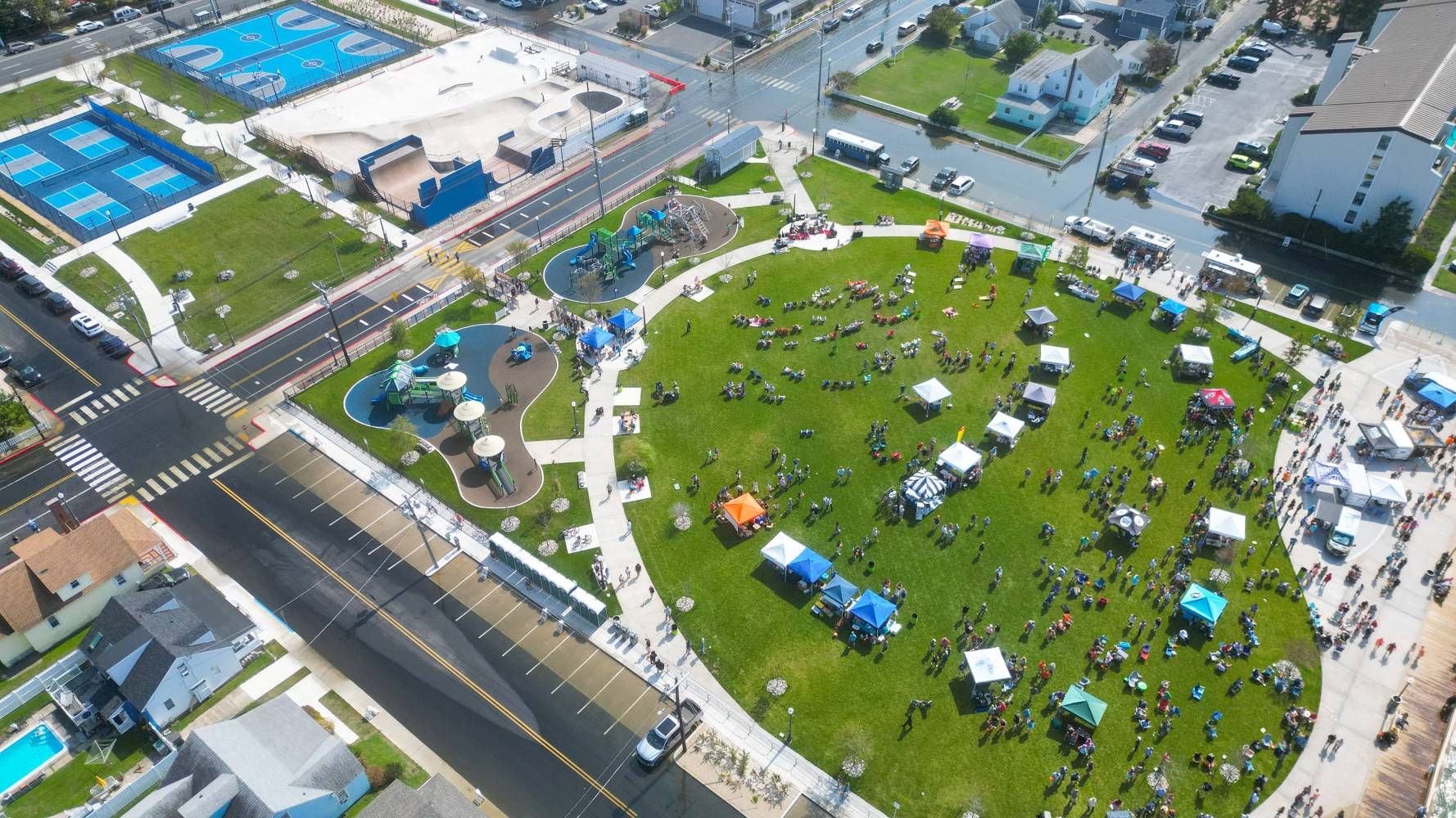 3rd Street Park, location of OCtoberfest