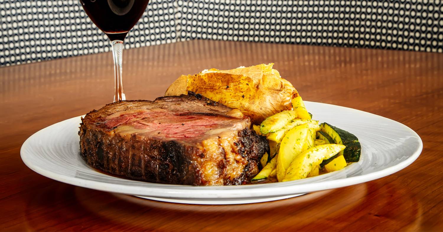 Captains Table prime rib special during Oceans Calling
