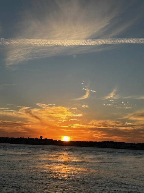 Sunset from the Ocean City inlet