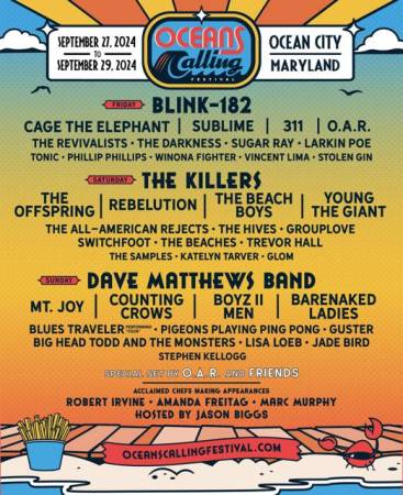 Oceans Calling Festival lineup 