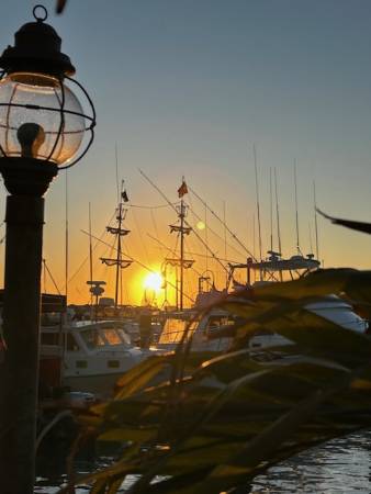 Sunset from Angler Restaurant in Ocean City