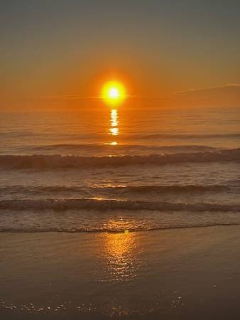 Nice beach sunrise