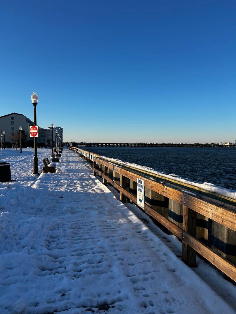bayside snow fall