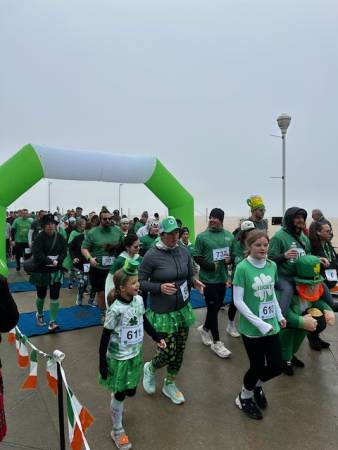 Start of the 5K walk run on OC boardwalk