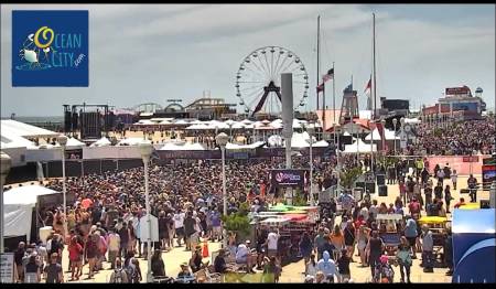 Entrance crowd on first day