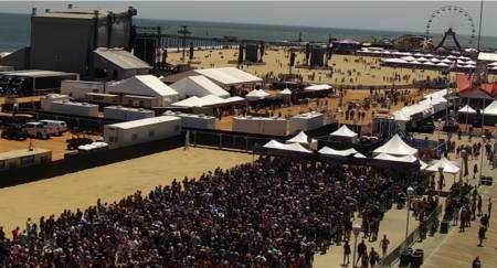 Main Entrance on Saturday at opening of event