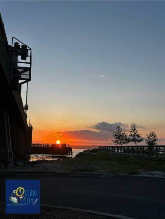 Sunset by Route 50 Bridge