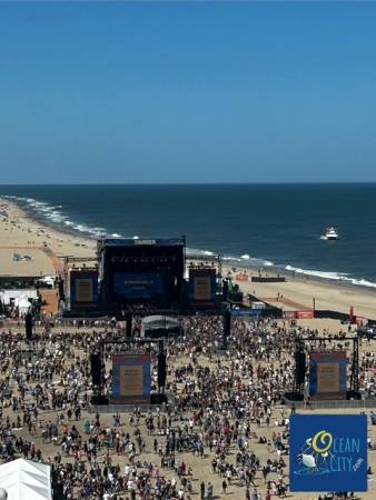 View of event from Ferris wheel