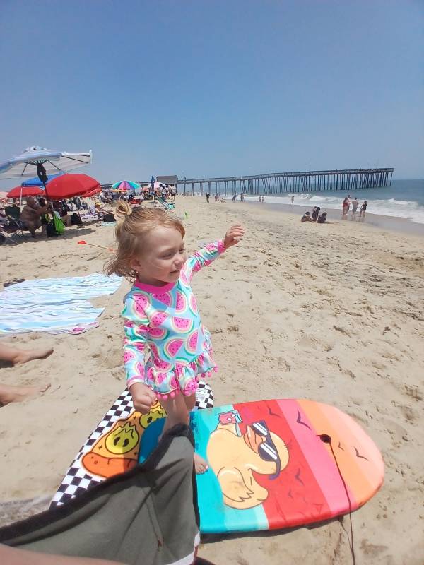 photo friday baby on beach