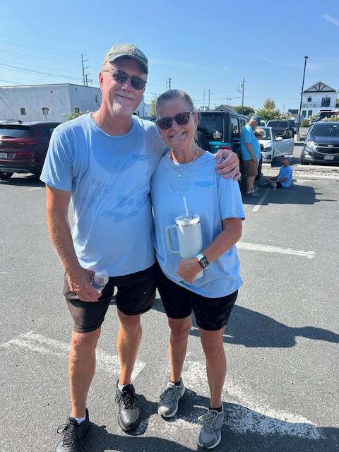 Volunteers Jim and Barb Harvey